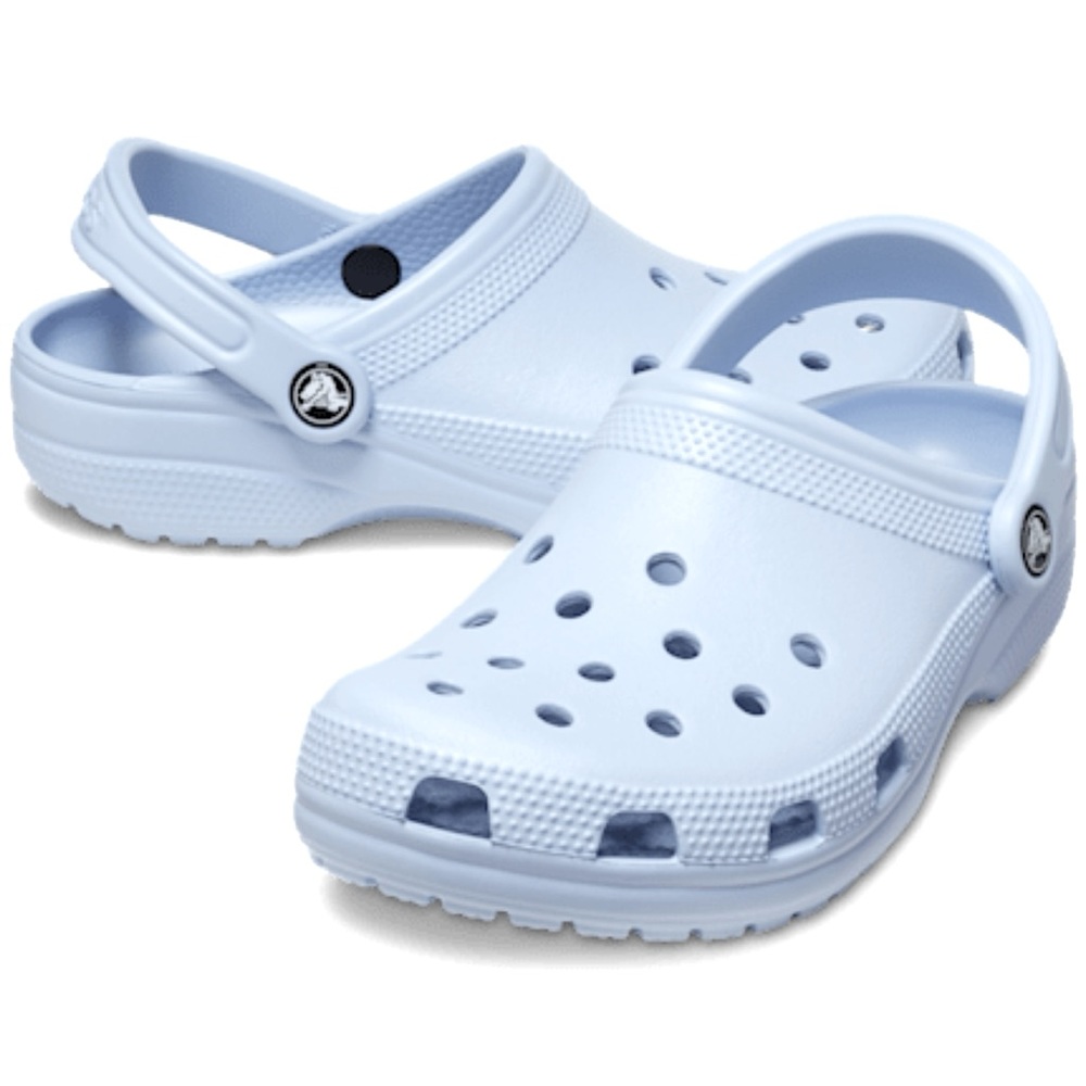 Classic light blue Crocs clog